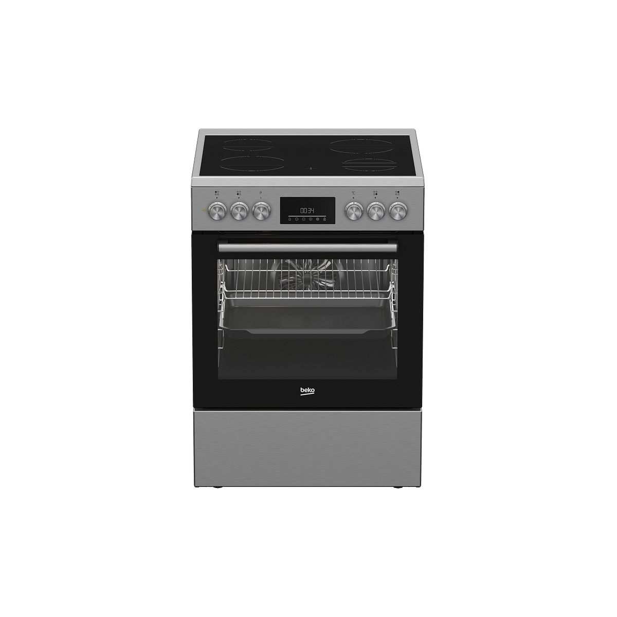 Cuisinière vitrocéramique FBE67300XCS, BEKO