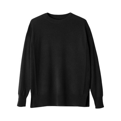 Пуловер с круглым вырезом из тонкого трикотажа 100% кашемир LA REDOUTE COLLECTIONS