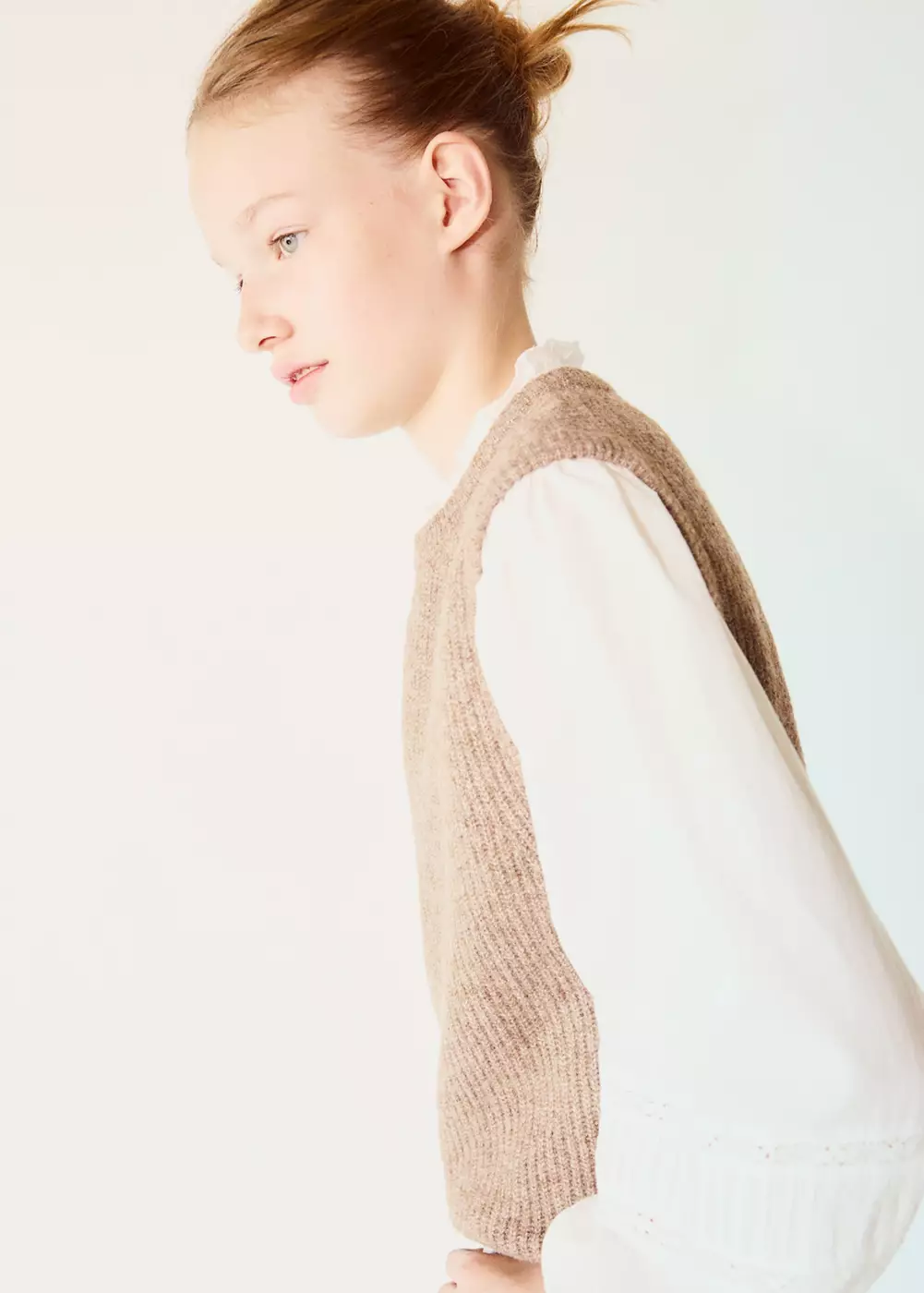 Pull-over maille volants, MANGO KIDS