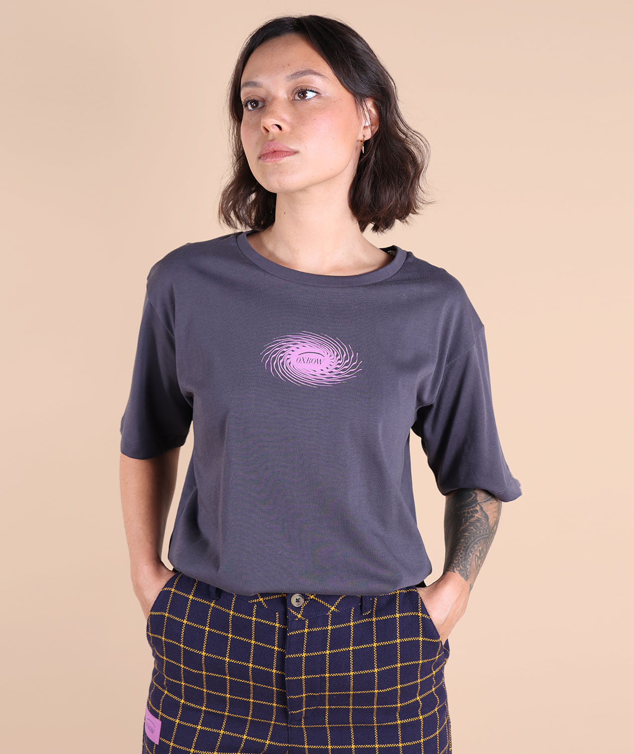 Tee-shirt printé devant et dos SPIRAL, OXBOW