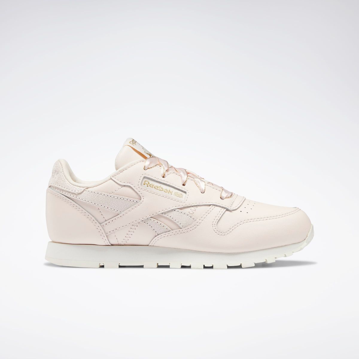 reebok leather femme rose