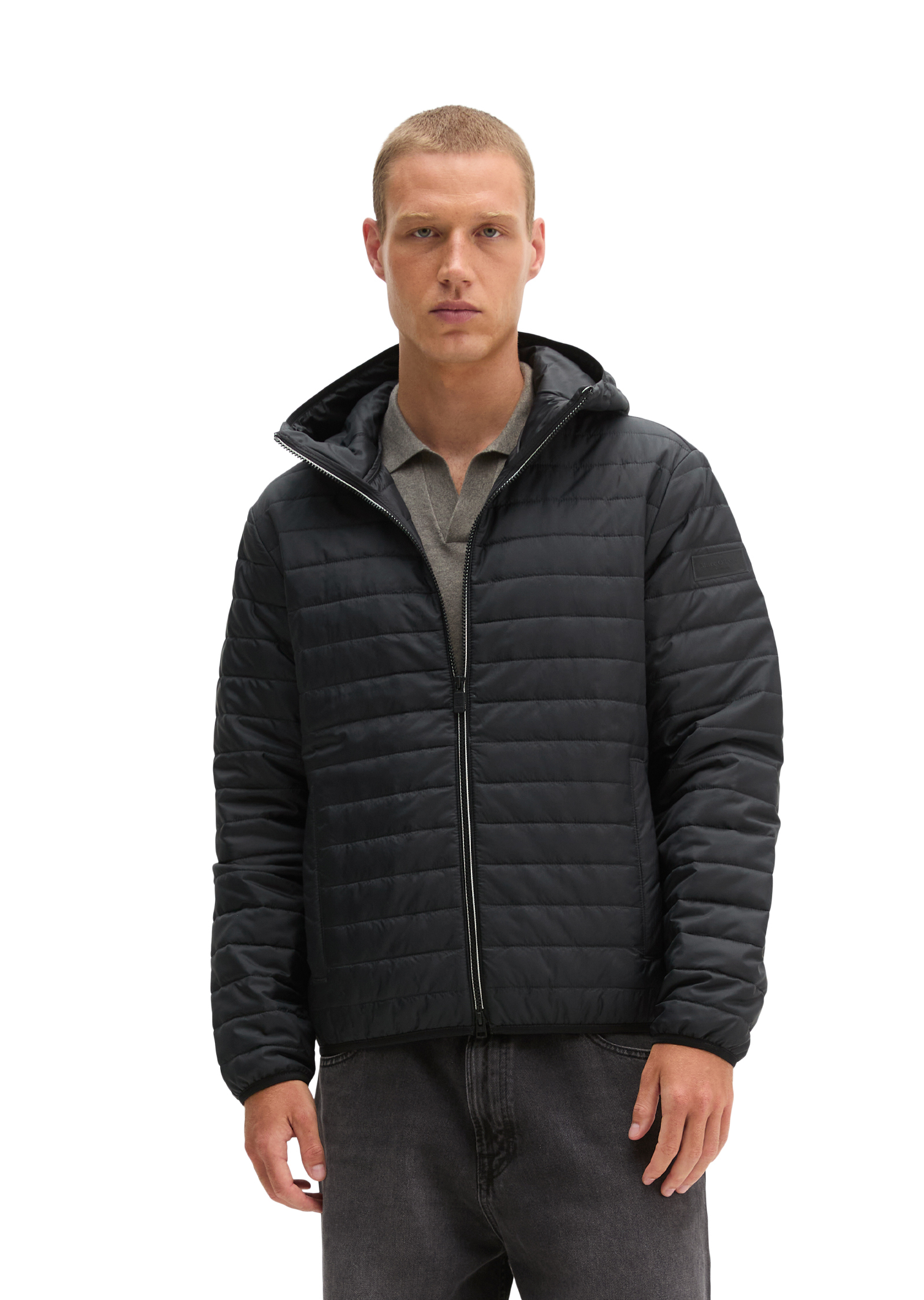 Veste matelassée coupe classique avec un léger rembourrage en Unifi REPREVE®, MARC O'POLO