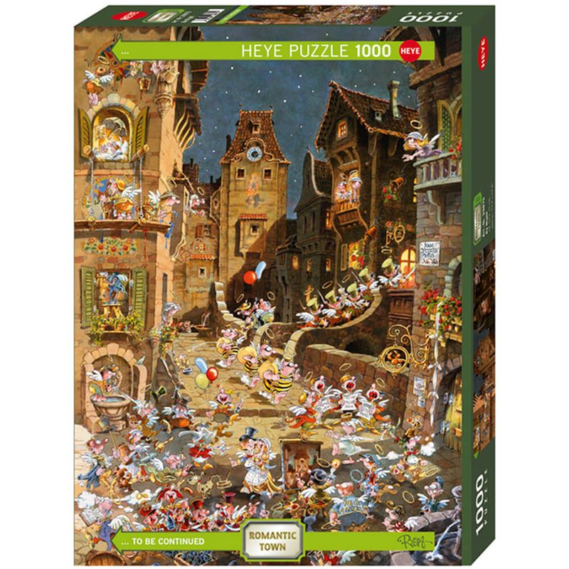 Puzzle 1000 Pieces Romantic Town By Night Michael Ryba Heye La Redoute