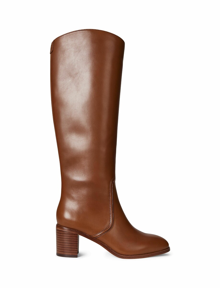 Bottes en cuir à talons Charly