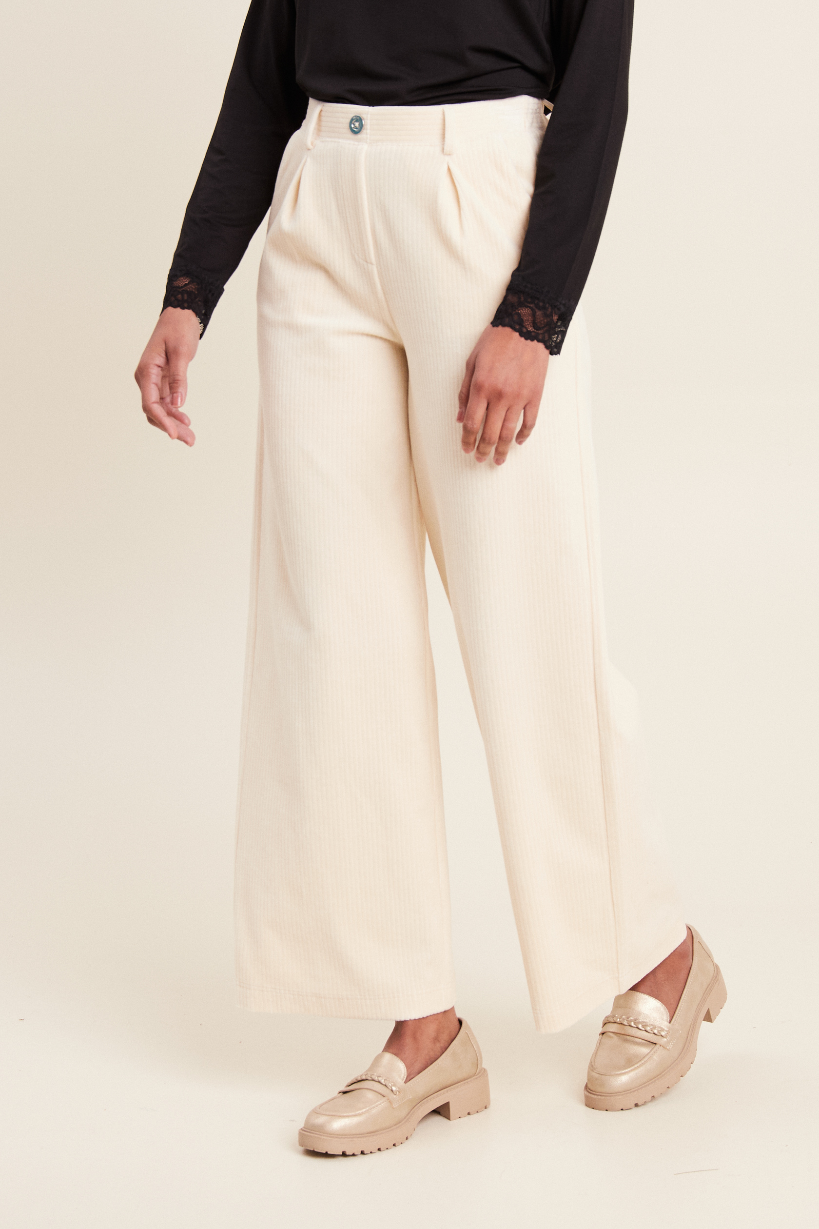 Pantalon large velours, BREAL