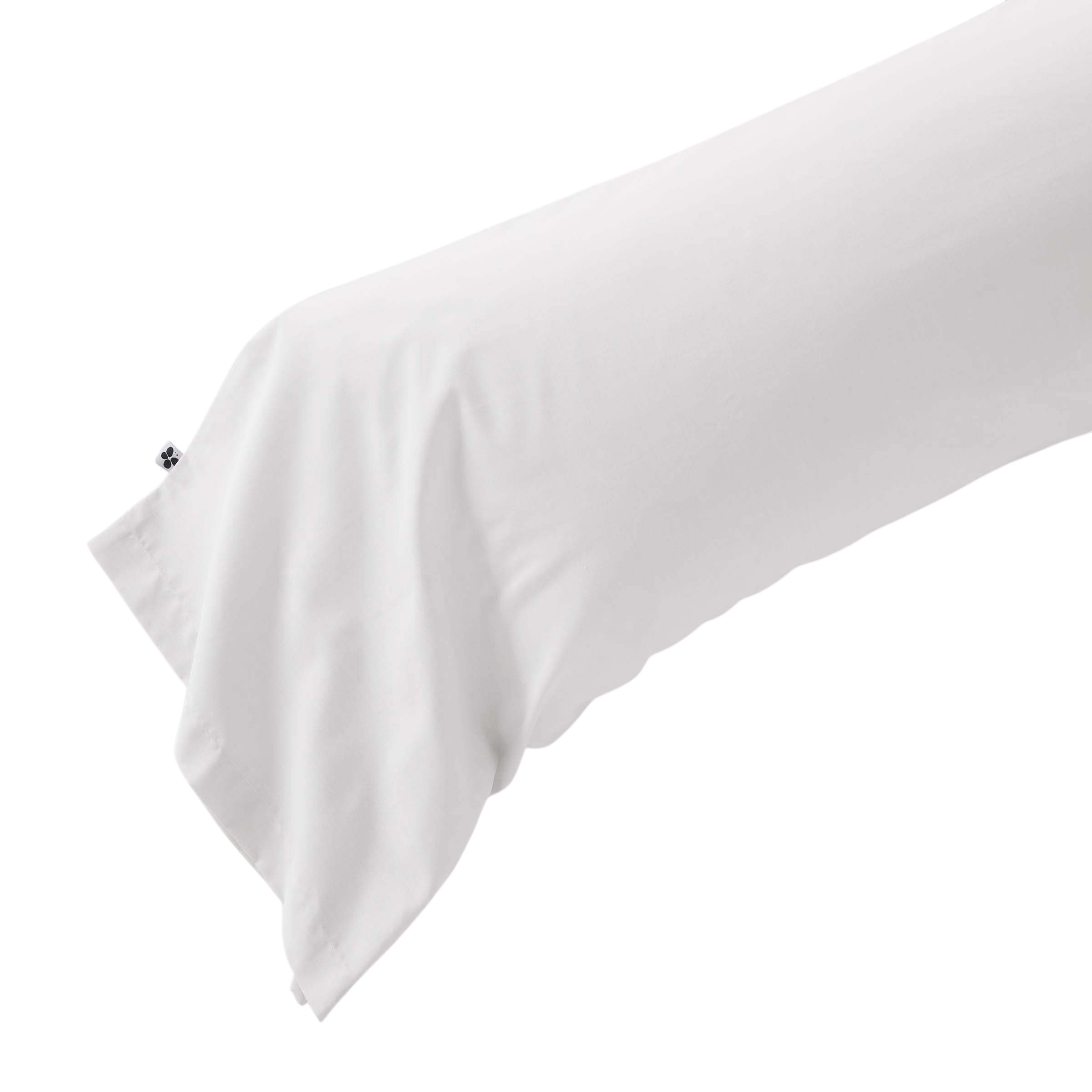 Taie de traversin en percale de coton Perrine, EDEN