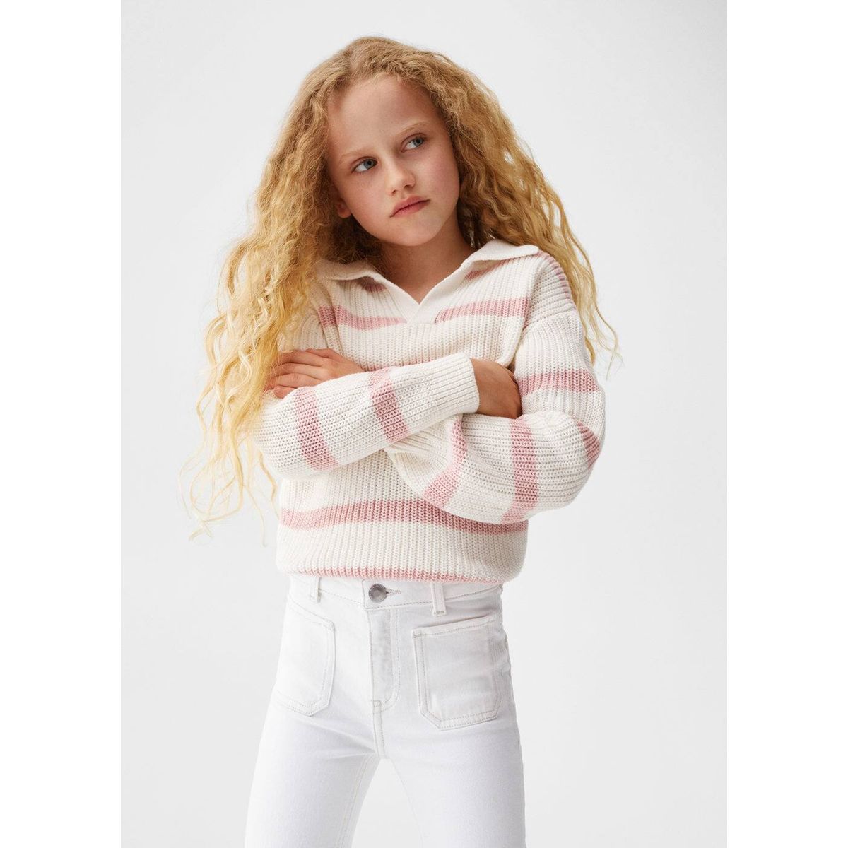 Jean shop blanc enfant