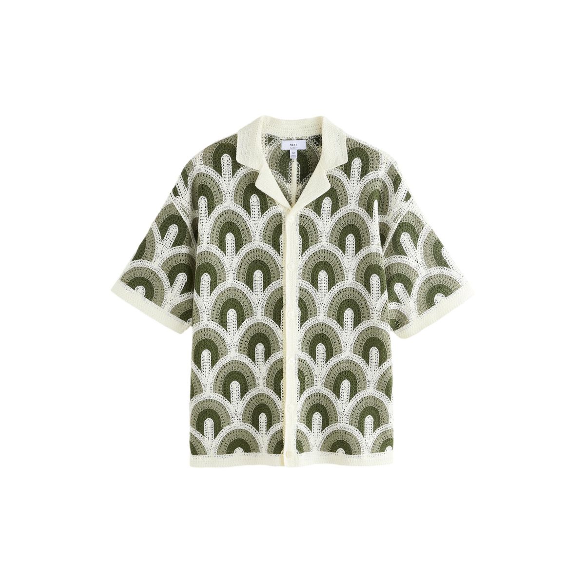 Chemise en maille crochet à motif, NEXT