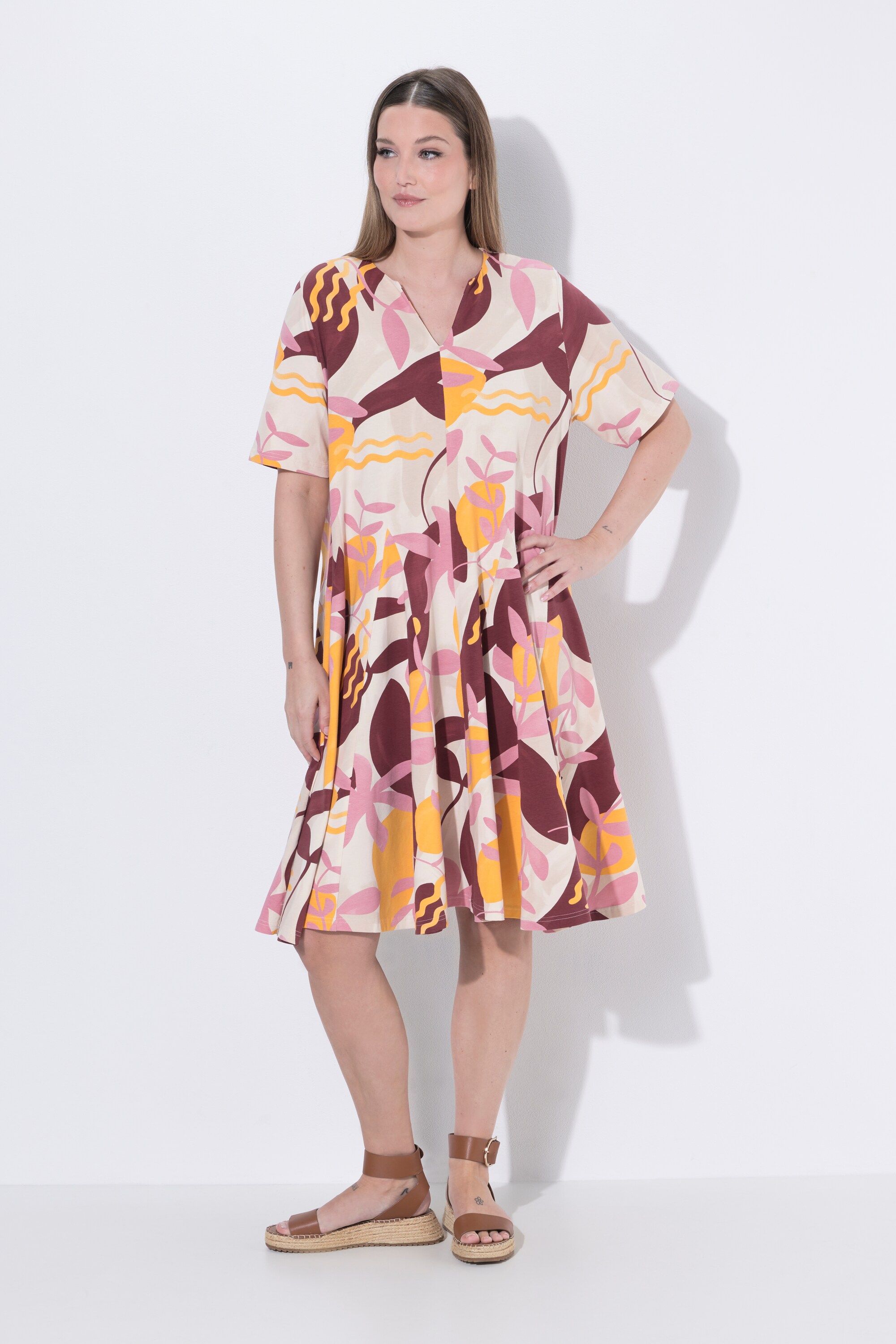 Robe en jersey de coton bio, ULLA POPKEN