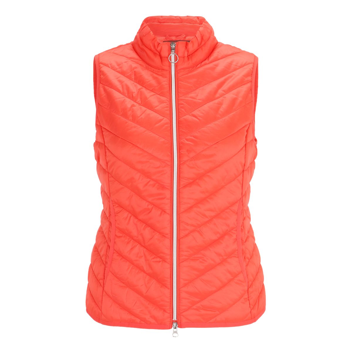 Veste sans on sale manche rouge femme