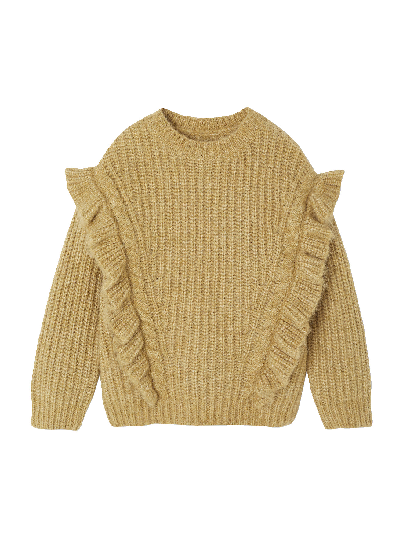 Pull à volants et torsades, VERTBAUDET
