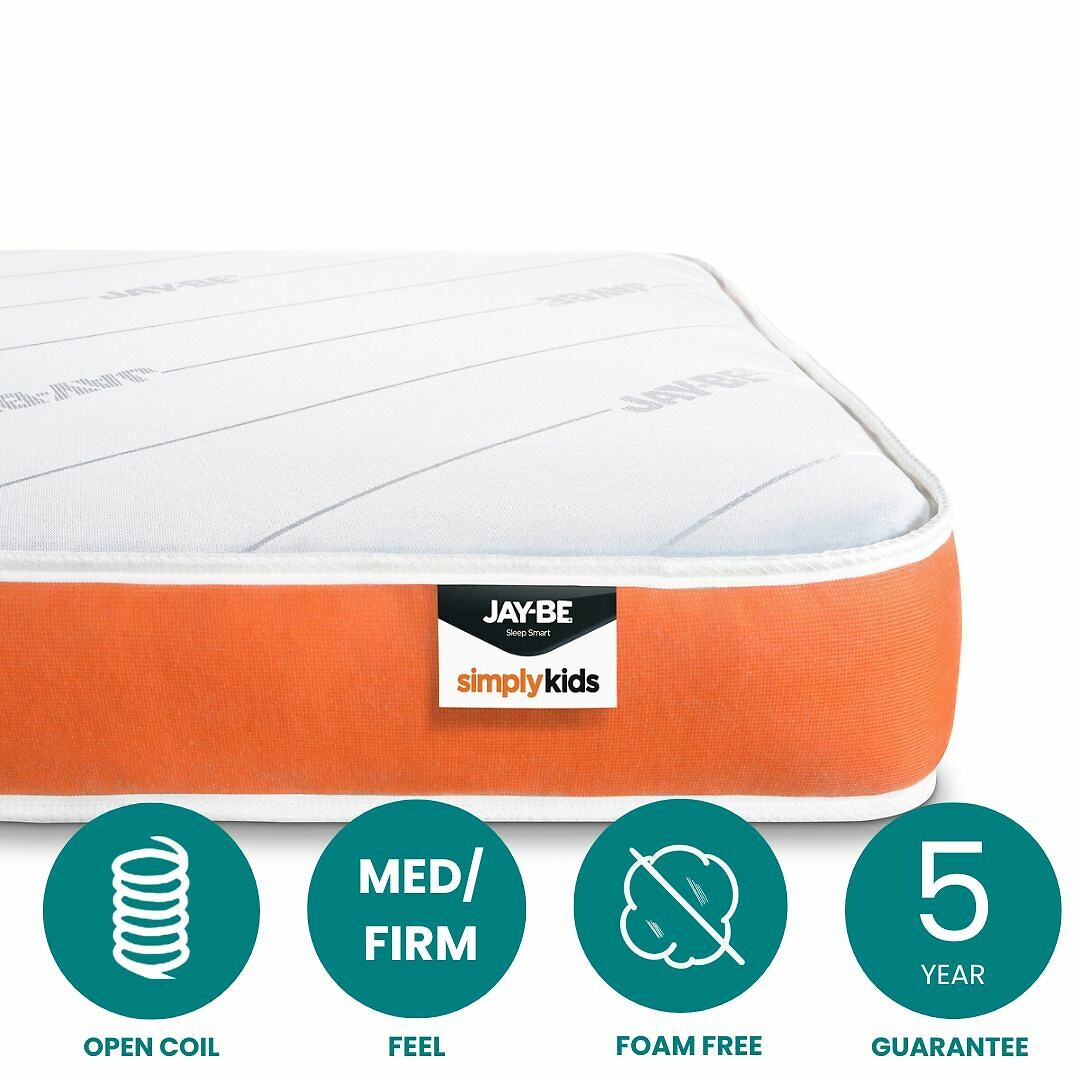 Jay-Be® Simply Kids® Foam Free Sprung Mattress, JAY-BE