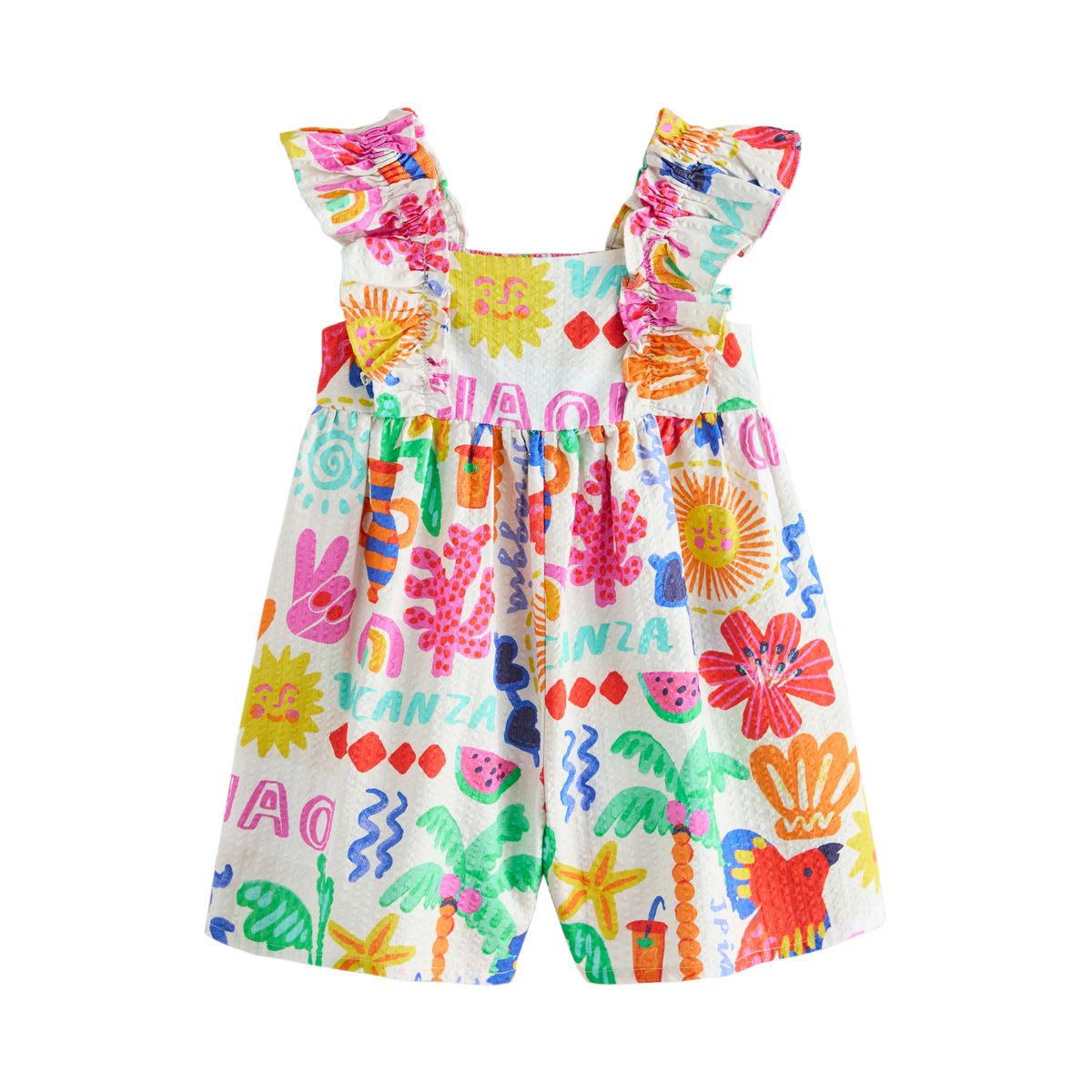 Combi-short à manches volantées, NEXT
