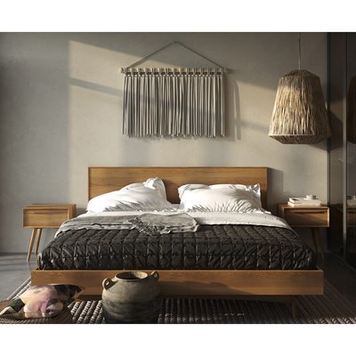 Кровать 2-спальная в Скандинавском стиле Bruni BERBER