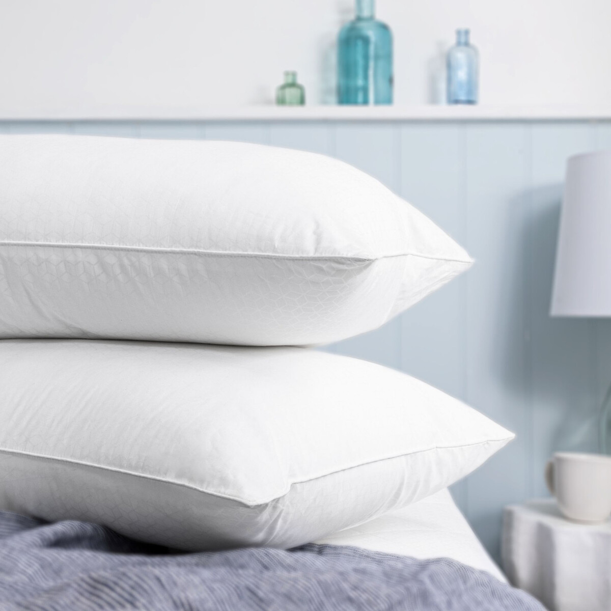Smart Temperature Cooling Cotton Medium Support Pillow, THE FINE BEDDING COMPANY