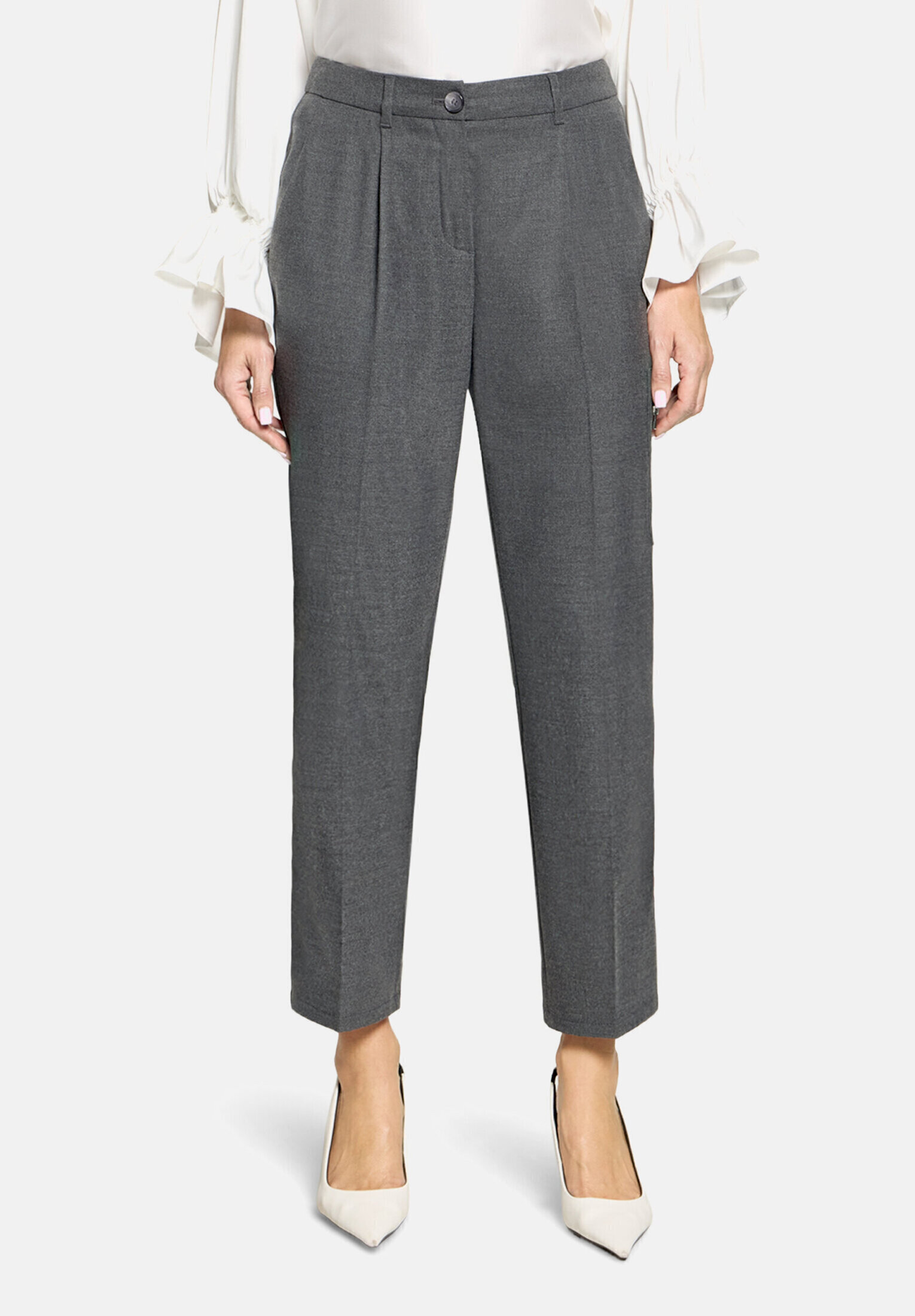 Pantalon casual à plis repassés, BETTY BARCLAY