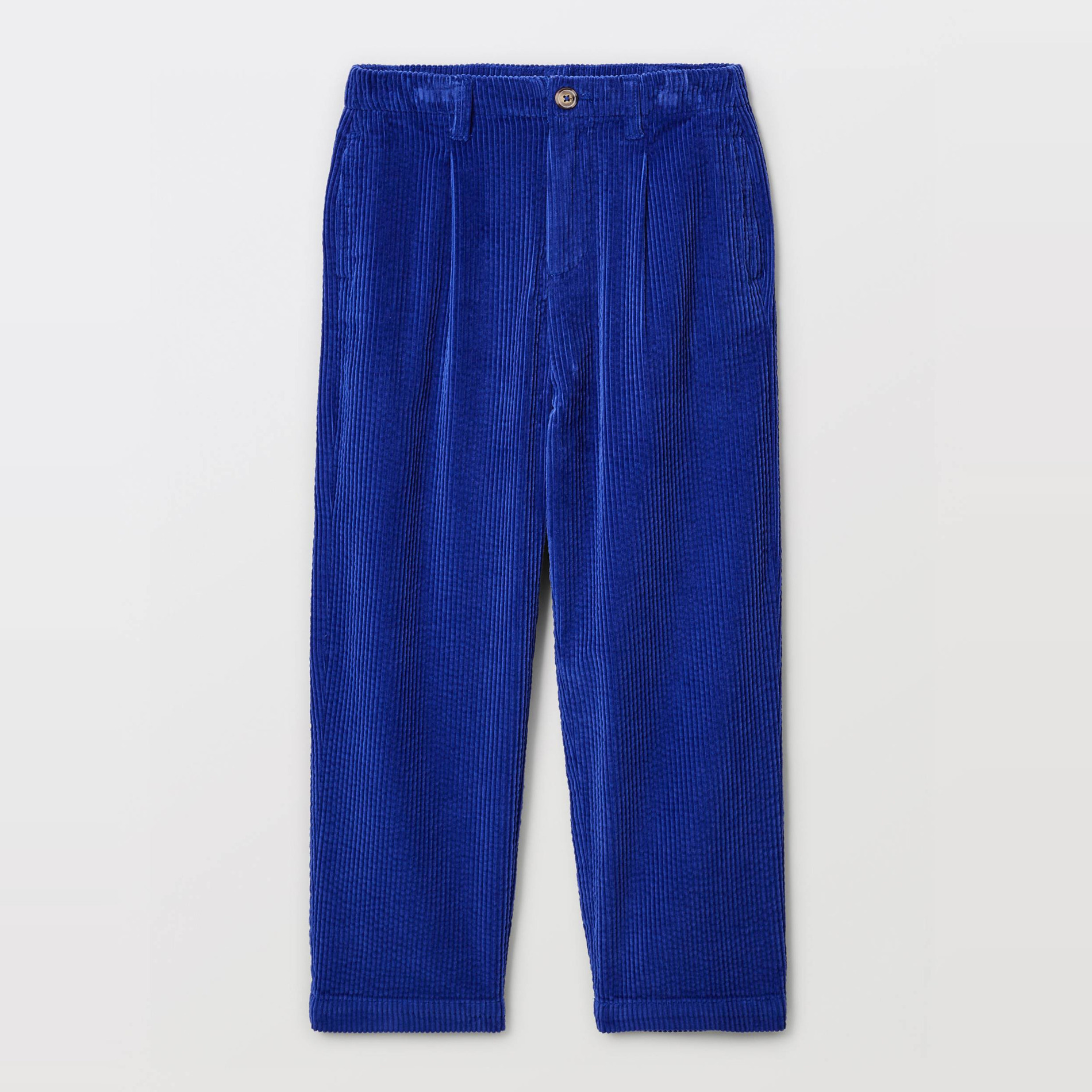 Pantalon large en velours, MONOPRIX
