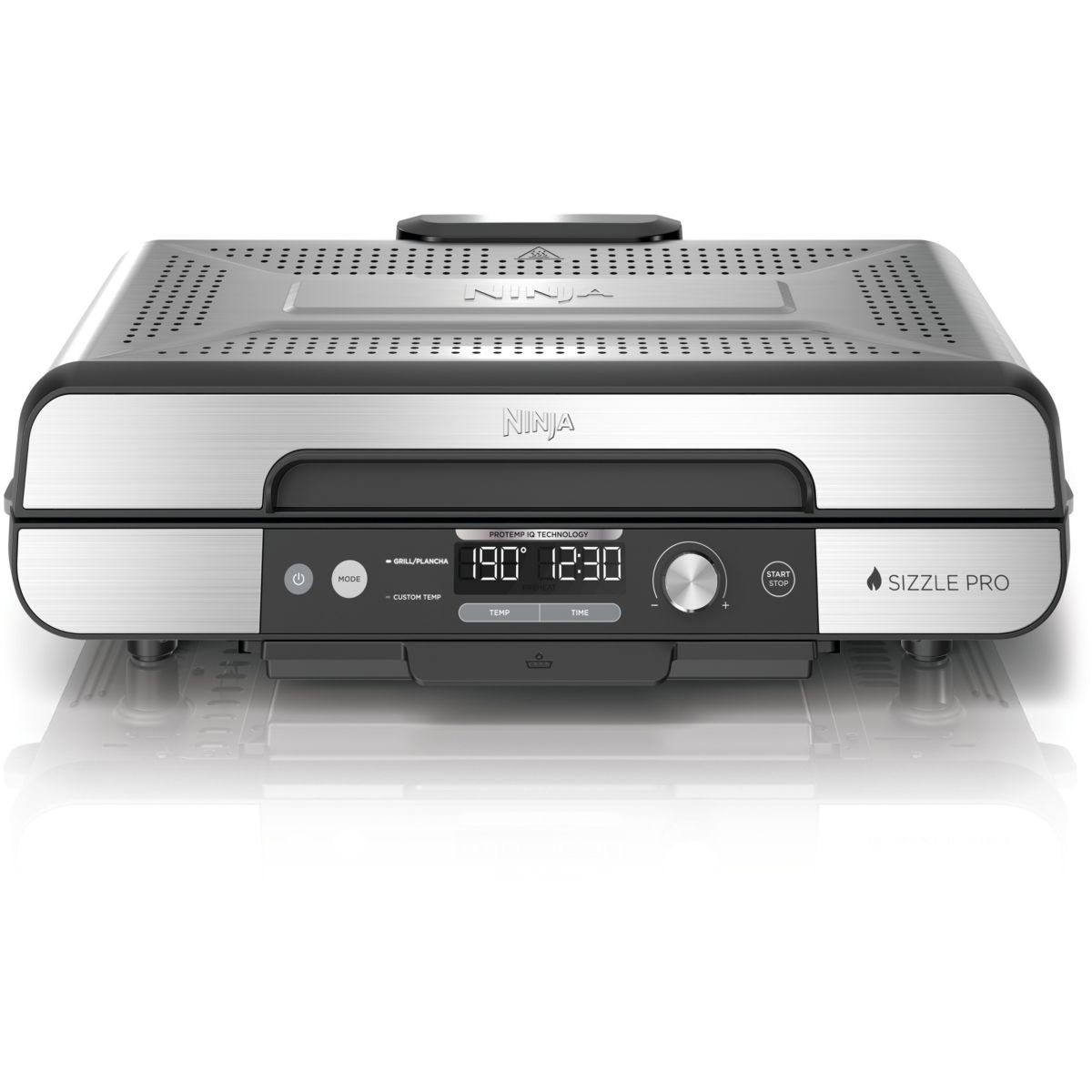 Plancha électrique GX101EU gris grill/plancha intérieurXL à poser, 47x24.7 cm, NINJA