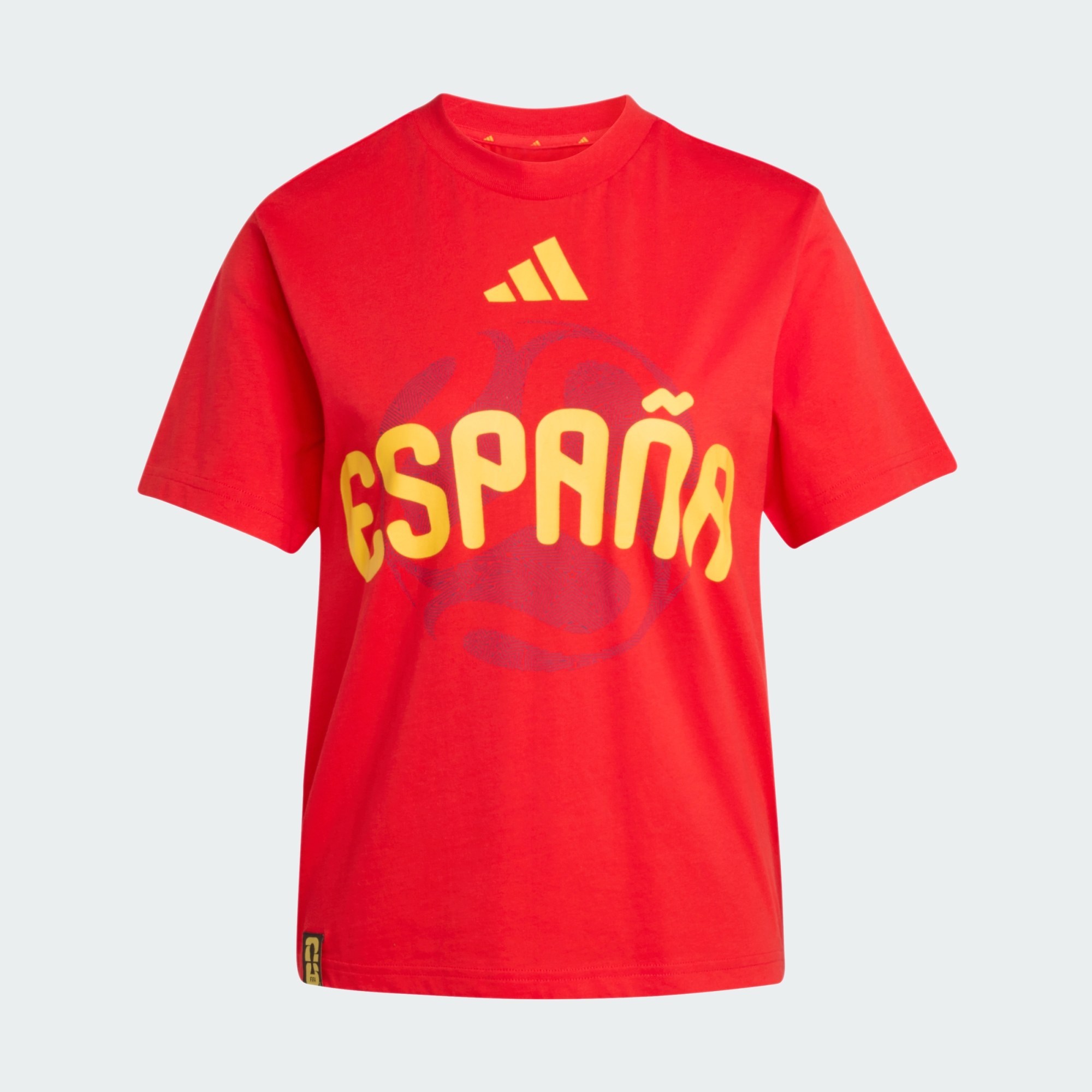 T-Shirt De Football 2024 Europapokal Espagne, Imprimé Drapeau National Pour Femmes, T-Shirt De