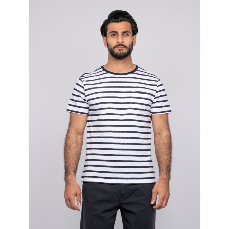 T-shirt Manches Courtes Rayures Nafro, RITCHIE