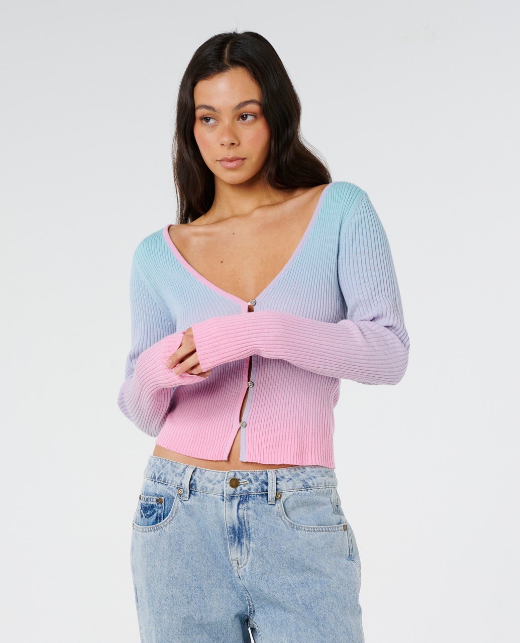 Top en maille Catalina Ombre, RIP CURL