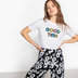 Branco estampado
