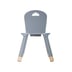 Atmosphera Kids Chaise Enfant Douceur - Gris - Empilable Et Ergonomique