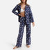 Azul Estampado