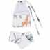 Sacs Sport Cordon Serrage Lingettes Bébé Lavables Sevira Kids - Lot 8 Cotons Eucalyptus France Lingettes Coton Double Face