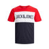 Azul marinho/branco/vermelho