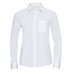 Chemisier Oxford Classique Femme Russell Collection - Manches Longues Col Kent - Taille Normale/slim - Neuf Sans étiquette