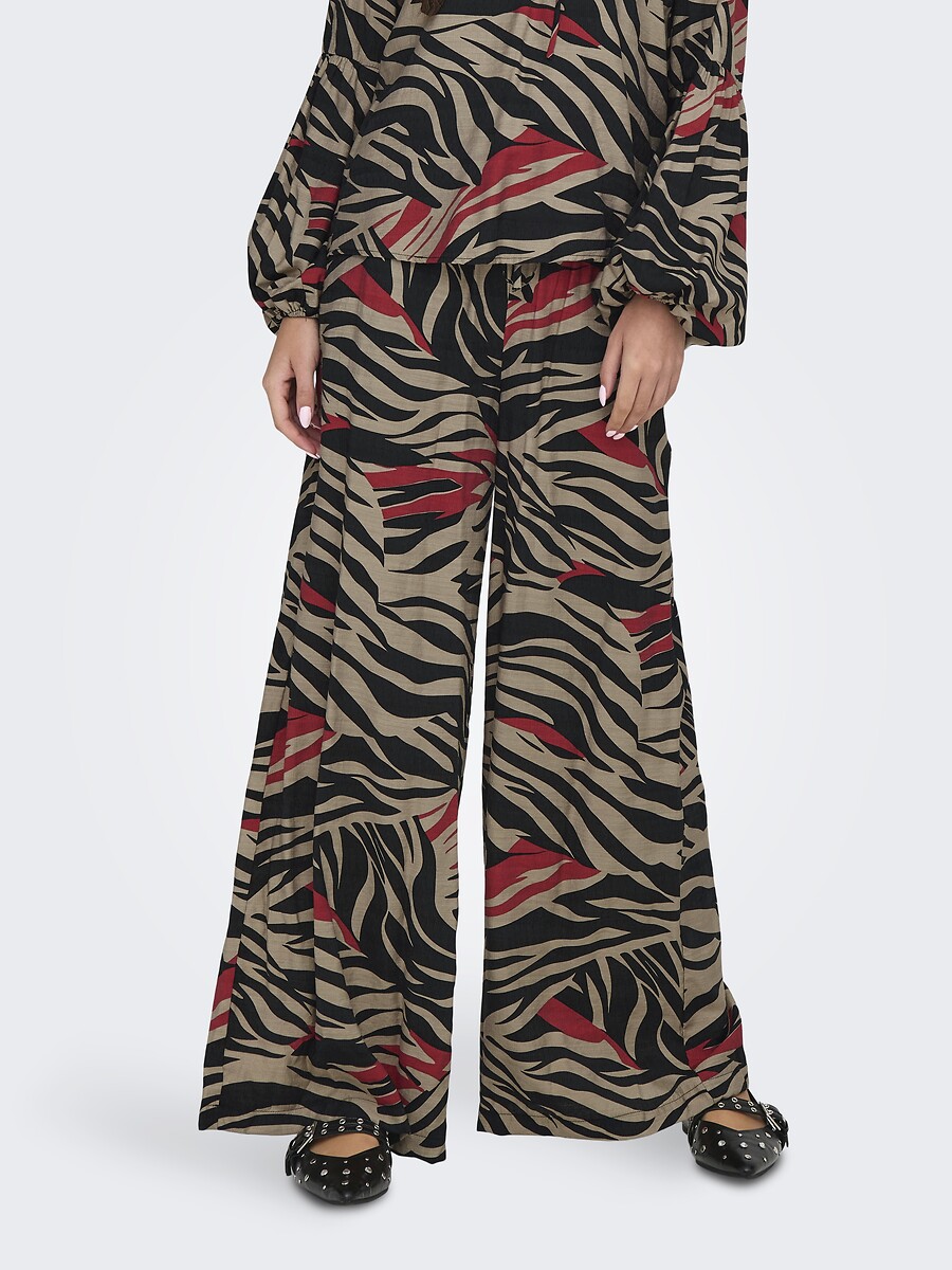 Pantalon large à motifs, JDY