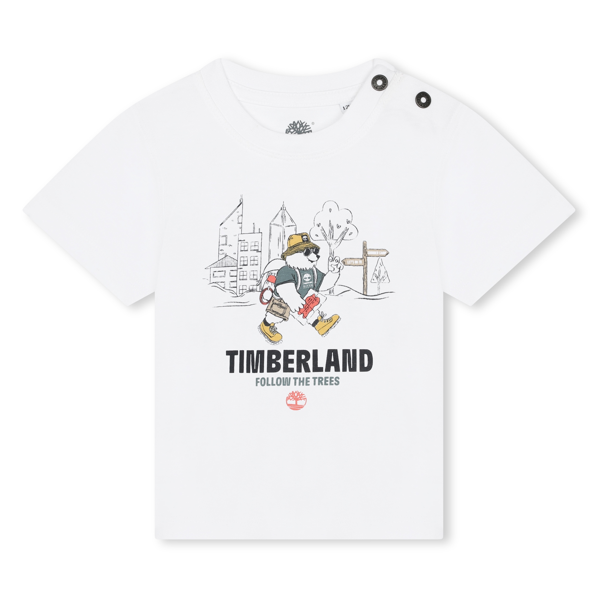 T-shirt à col rond pressionné, TIMBERLAND