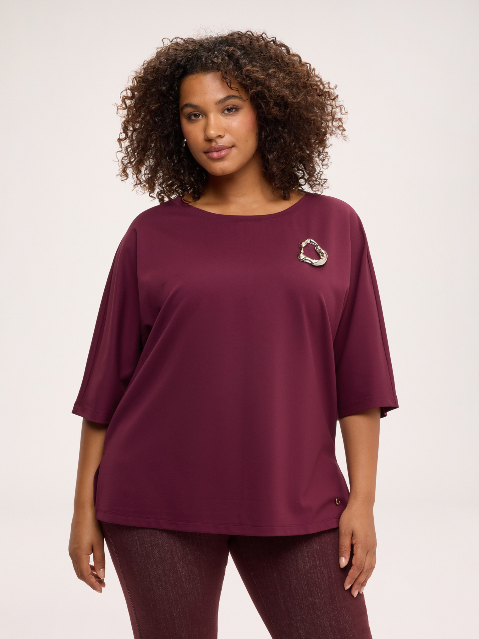 Sweat avec application, FIORELLA RUBINO