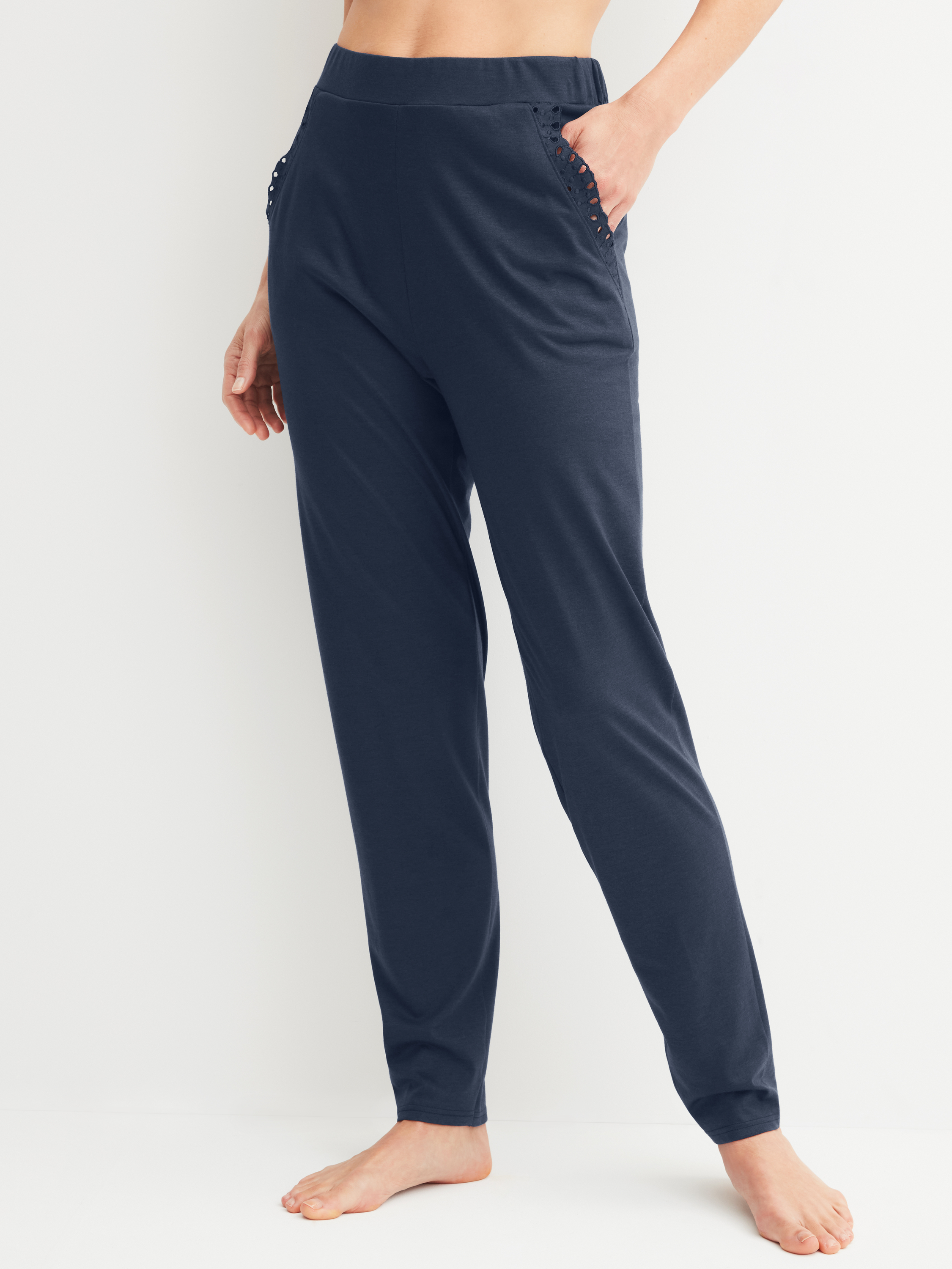 Pantalon de pyjama avec ourlets Coton FAVOURITES TILES, CALIDA