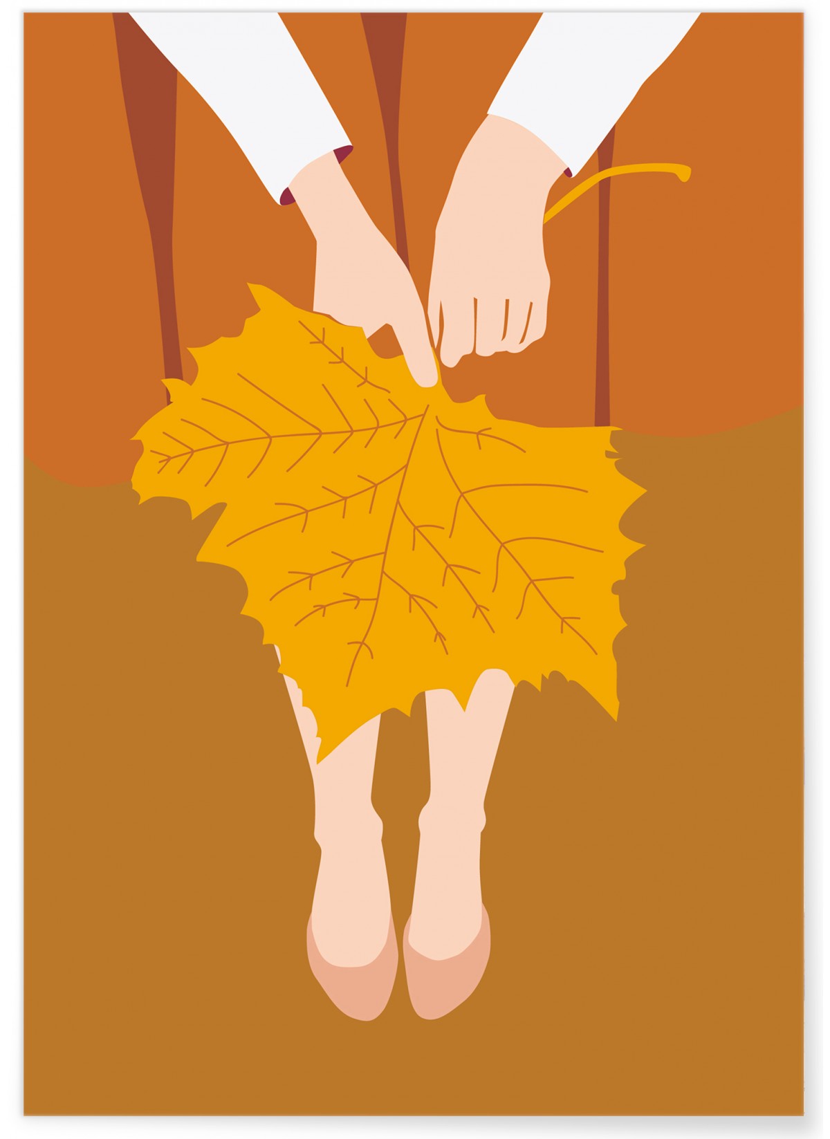 Affiche Abstract Autumn 1, L'AFFICHERIE