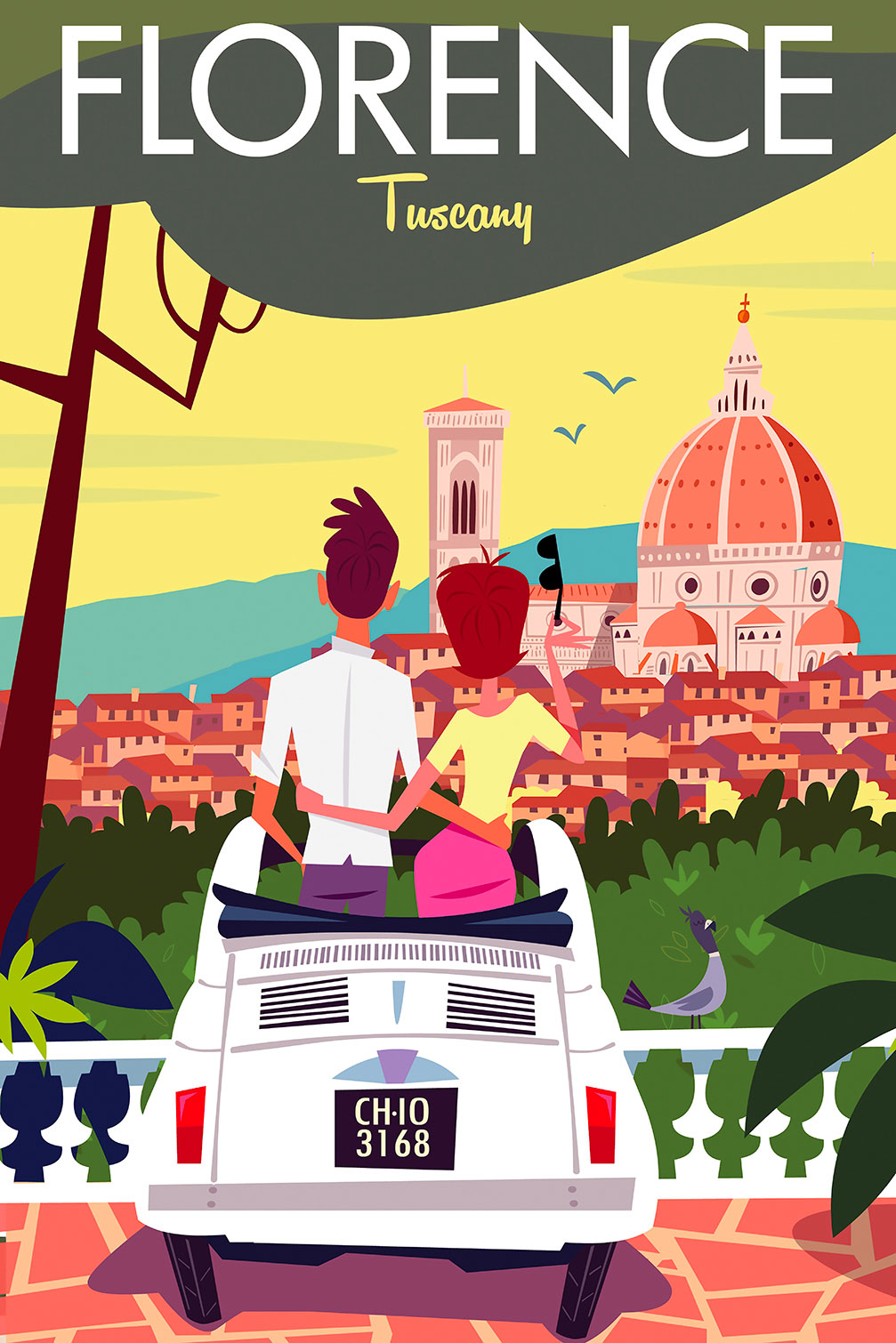 Tableau voyage à florence, HEXOA