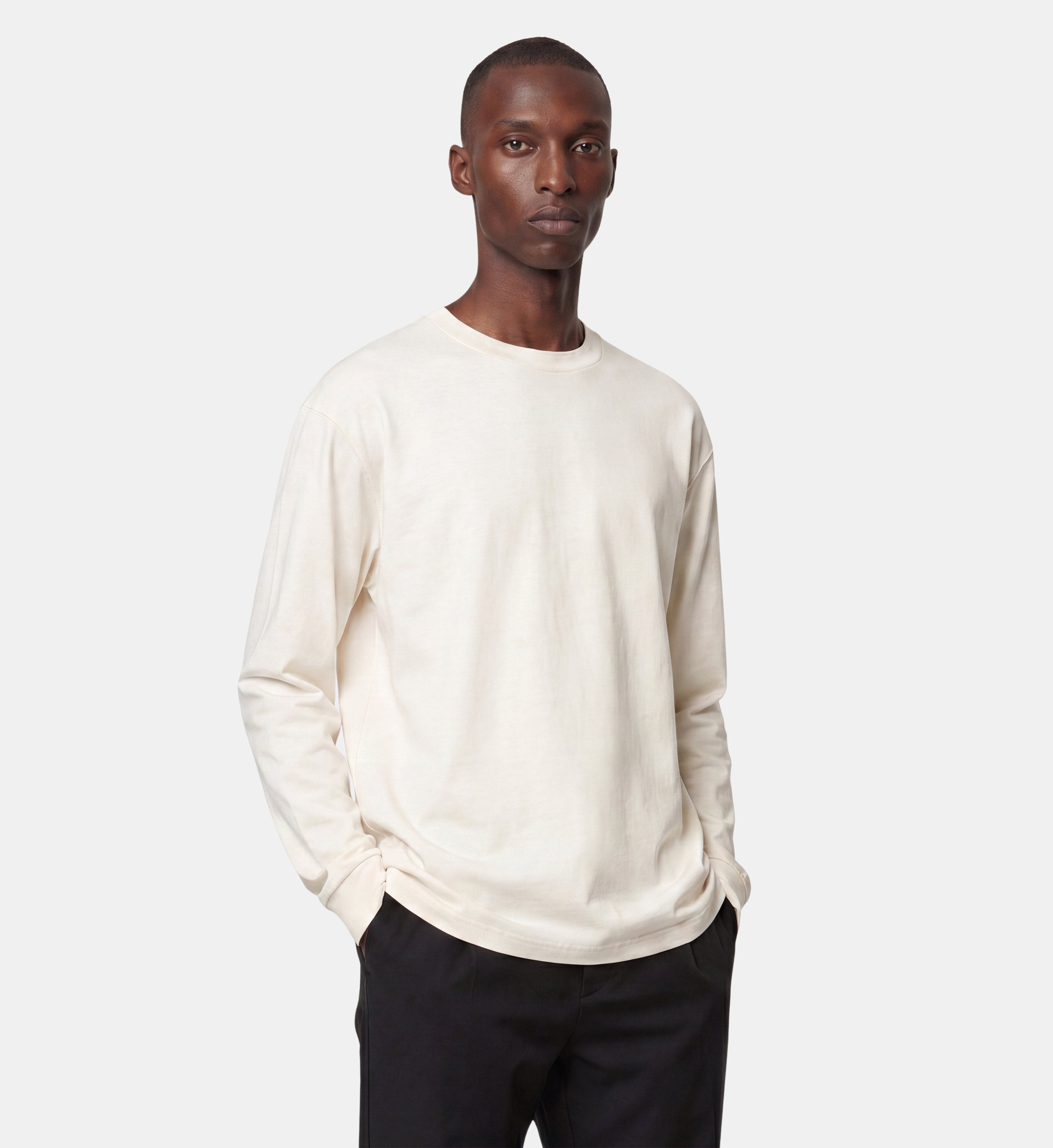 T-shirt roose droit en coton, GALERIES LAFAYETTE