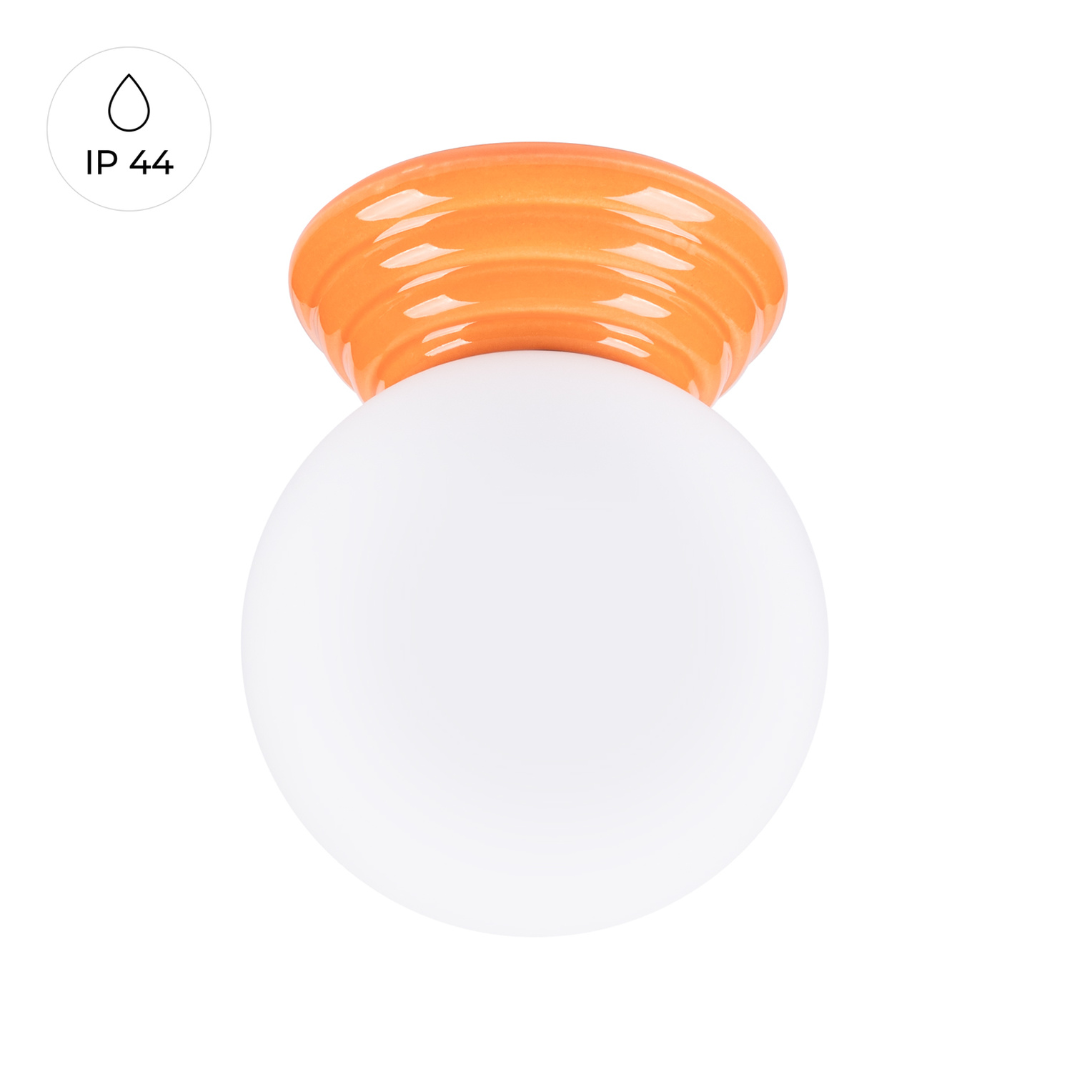 Plafonnier Céramique Orange G9 1 Zori, EDEN