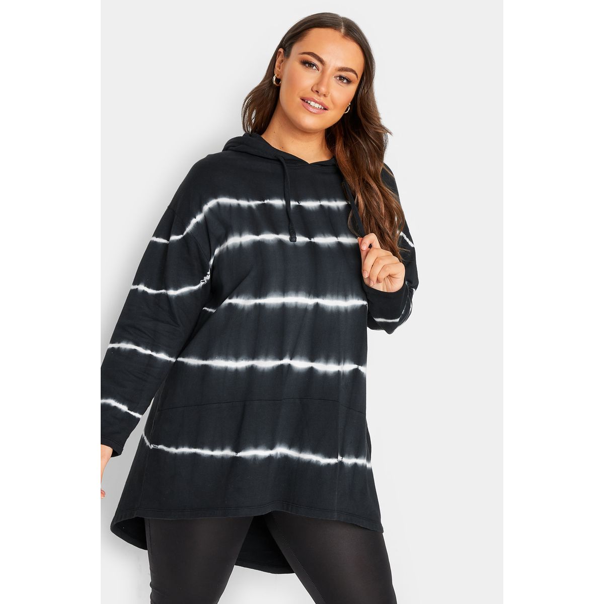Sweat Capuche Femme Neon Sheep – Tie Dye Rose – Taille L – Coton – Poche Kangourou