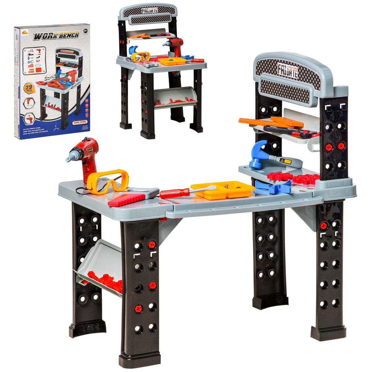Lansay Fabrikid Maxi Kit de Construction (Boite à outils