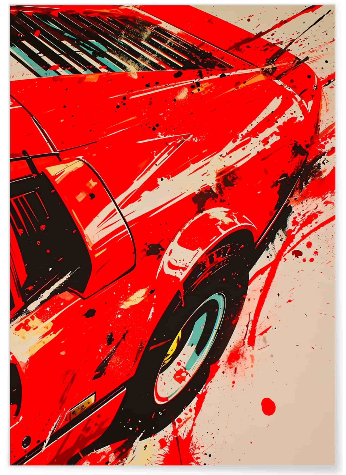 Affiche classique auto - Design vintage, L'AFFICHERIE