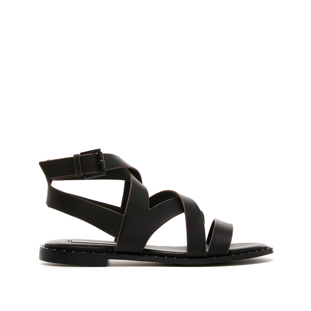 Flat heel sandals , black, Pepe Jeans | La Redoute