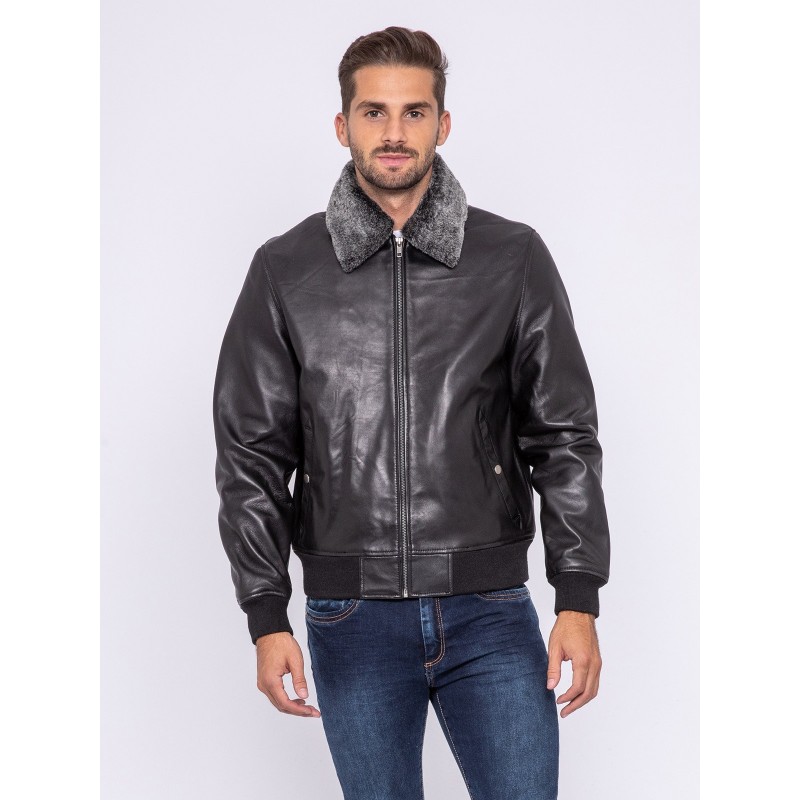 Blouson Cuir Pilote Bandidas, RITCHIE