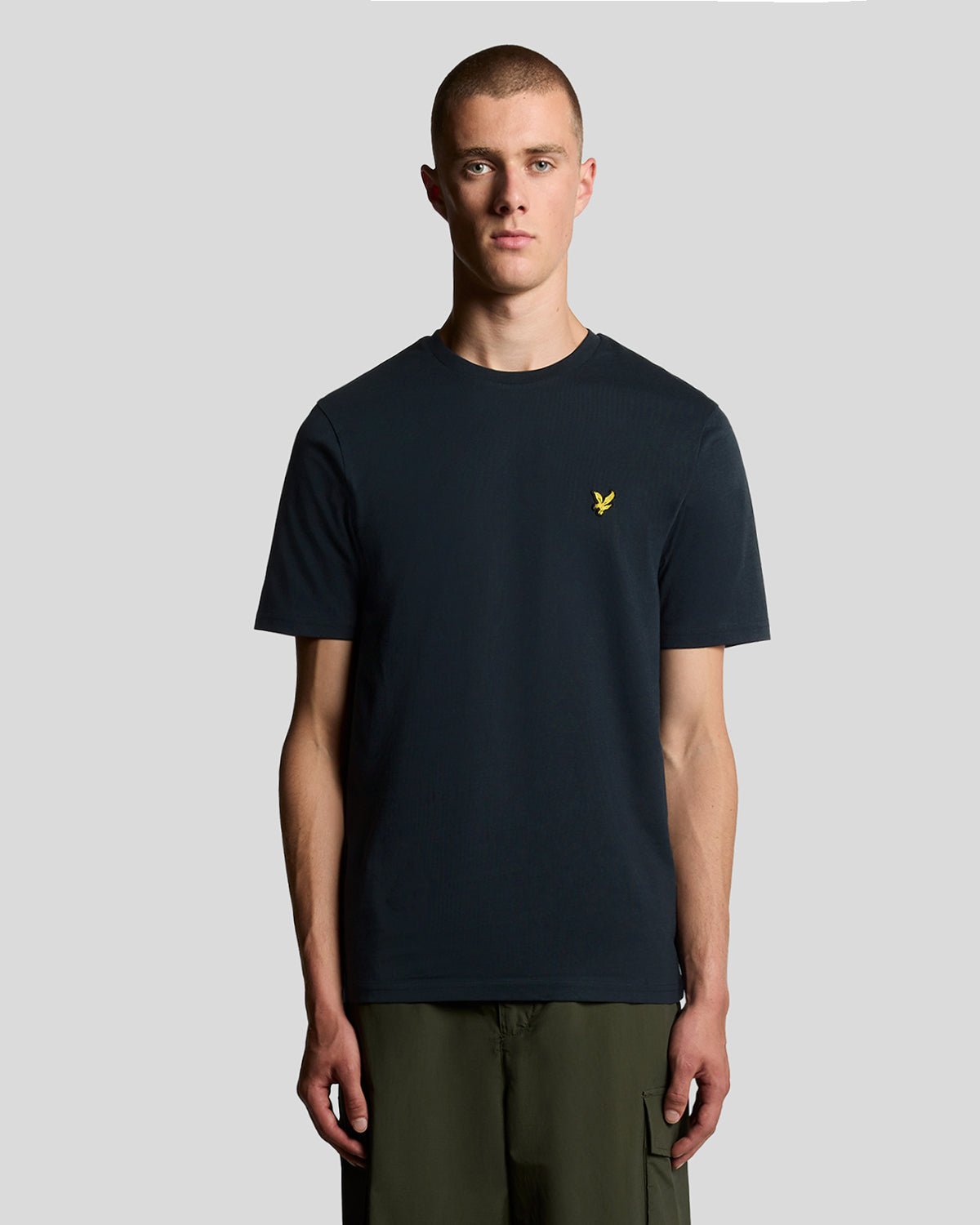 T-shirt en coton col rond, LYLE & SCOTT