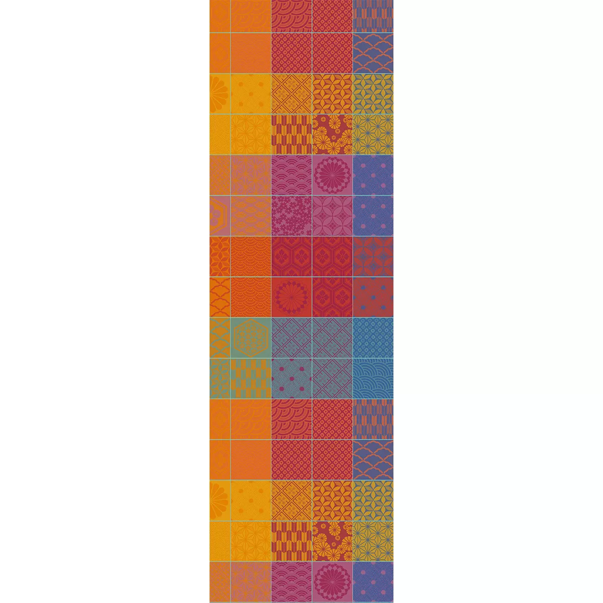 Chemin de table pur coton MILLE HANA, GARNIER THIEBAUT