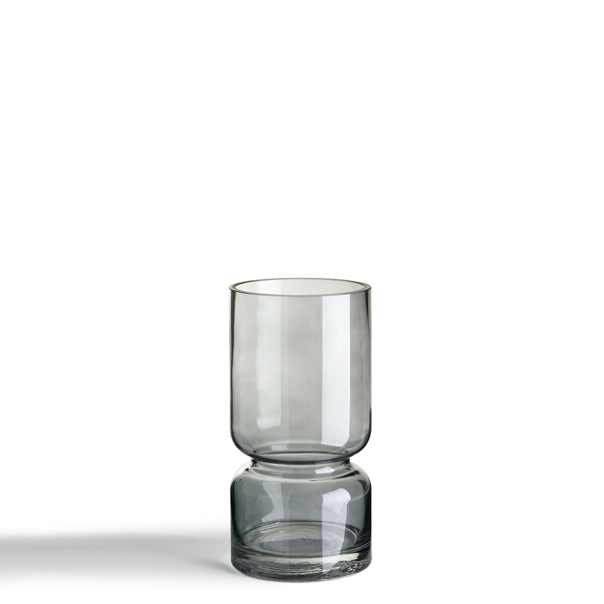 Sinao 22cm High Smoked Glass Vase
