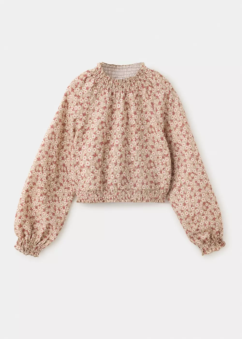 Blouse en imprimé floral, MANGO KIDS