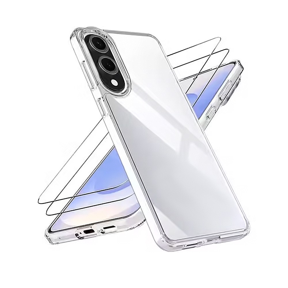 Coque Galaxy S25 Edge antichoc + 2 vitres, EVETANE