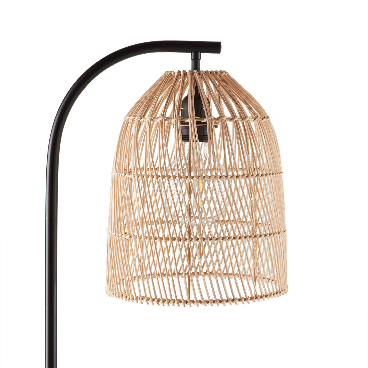 Sawyer rattan store floor lamp